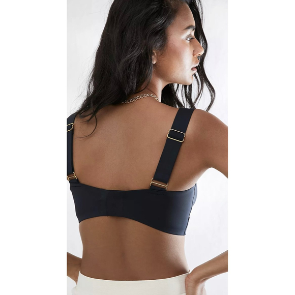 FREE PEOPLE Naomi Longline Black Bra - Picture 3 of 7